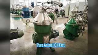 Separatore di olio animale 0,05 Mpa Design a parete solida