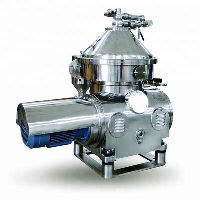 Separatore per centrifughe a disco per latte e latticini industriali