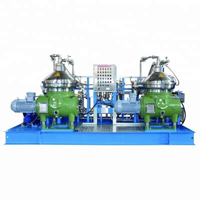 Separatore centrifugo a dischi continui per olio