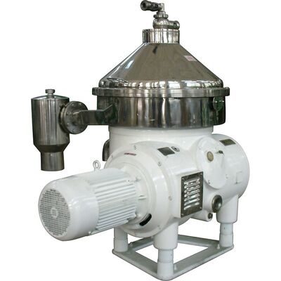 Centrifuga a dischi per separazione continua di crema dal latte