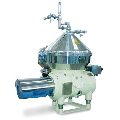 Centrifuga separatrice per chiarificazione latte a 2 fasi